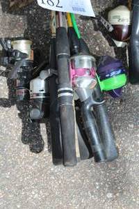 Lot of (7) Assorted Fishing Rods