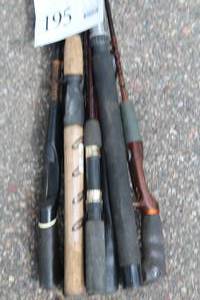 Lot of (12) Assorted Fishing Rods