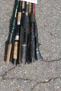 Lot of (13) Assorted Fishing Rods