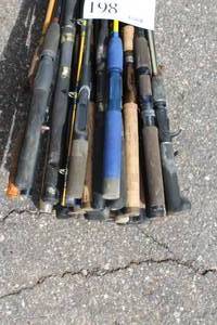Lot of (40) Assorted Fishing Rods