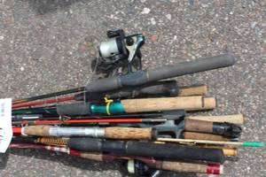 Lot of (11) Assorted Fishing Rods