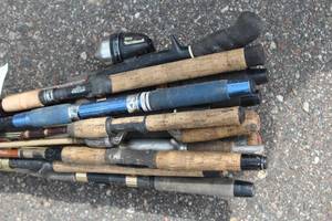 Lot of (19) Assorted Fishing Rods