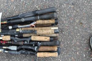Lot of (13) Assorted Fishing Rods