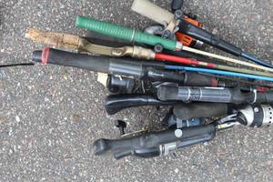Lot of (12) Assorted Fishing Rods