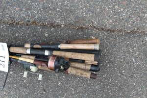 Lot of (8) Assorted Fishing Rods