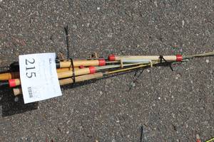 Lot of (7) 3 Assorted Ice Fishing Poles
