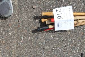Lot of (7) 3 Assorted Ice Fishing Poles