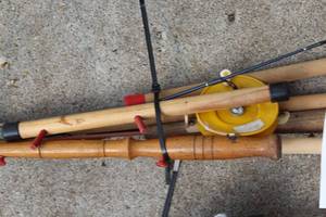 Lot of (7) 3 Assorted Ice Fishing Poles