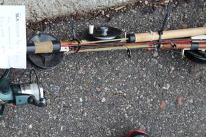 Lot of (5) 3 Assorted Ice Fishing Poles