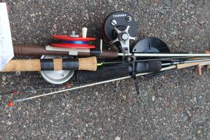 Lot of (6) 3 Assorted Ice Fishing Poles