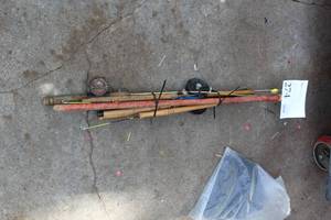 Lot of (7) 3 Assorted Ice Fishing Poles