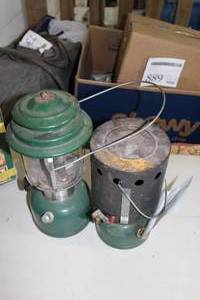 Lot of (2) Coleman Gas Lanterns