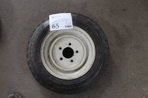 Goodyear B4180-12 Trailer Tire on 5-Lug Rim