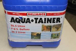 Lot of (2) Reliance Aqua-Tainer 7-Gallon Water Container