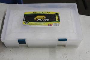 Lot of (4) Berkley, Plano Plastic Utility Tackle Boxes