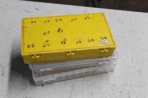 Lot of (3) Plastic Utility Tackle Boxes