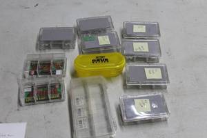 Lot of (11) Plastic Utility Tackle Boxes