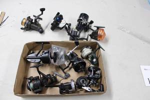 Lot of (10) Fishing Reels