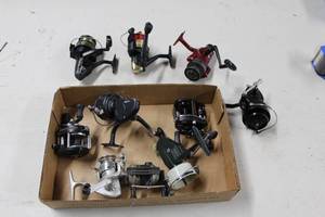 Lot of (10) Fishing Reels