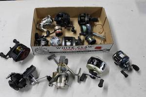 Lot of (10) Fishing Reels