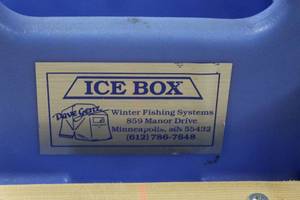 Lot of (2) Ice Box Ice Fishing Depth Finder Holder