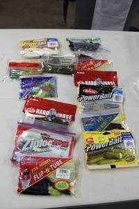 Lot of (14) Rubber Bait (in original packaging) - Yum, Power Bait, Hard Nose, Flip-N-Tube, and more