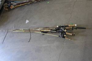 Lot of (6) Fishing Rod with Reel