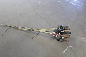 Lot of (10) Fishing Rod with Reel