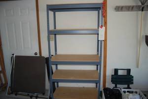 Nice condition shop shelf, 6 tall ...