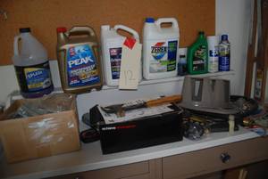 Lot of automotive chemicals hose ac...