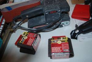 Skil belt sander with extra sanding...