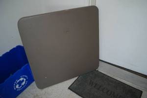 Folding card table...