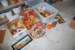 Lot of fall and seasonal decor...
