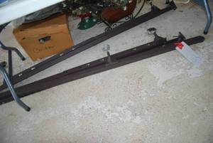 Metal adjustable bed frame on wheel...
