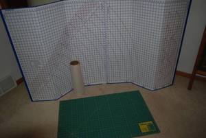 Craft cutting mat, paper roll and c...