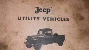 Vintage Jeep Service Manual