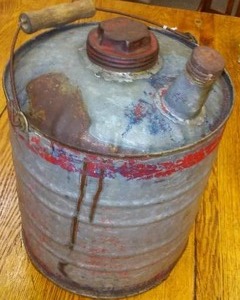 Vintage 2-gallon Gas Can