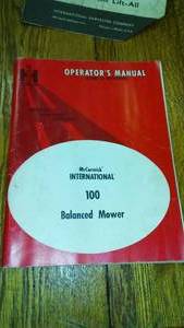 I.H. International Harvester McCormick 1965 Manual