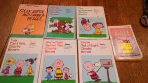 Peanuts Books (6) Charles Shultz, Cira 1970�s
