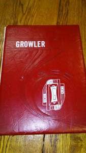 Vintage Gary Mn Growler Yearbook 1960 with Advertising