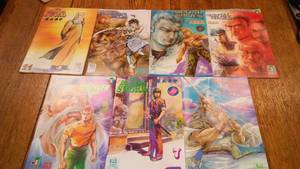 Jademan Comics (7) Excellent to Near Mint, Cira 1990