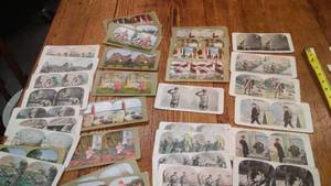 Vintage Stereo-viewer cards.