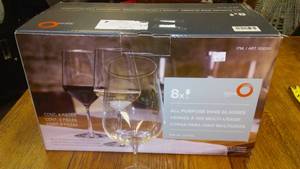 NEW Stozole Wine Glasses (8) 21.4 oz. ea.