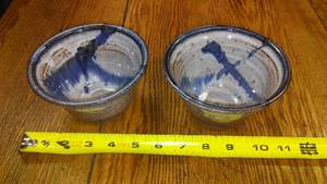 Raku Collectible Pottery, Artist Signed (2)