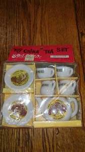 Carlsbad Cavern NM Child Tea Set, In original Package
