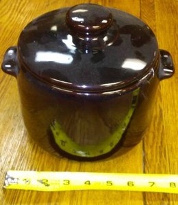 Glazed Bean Pot