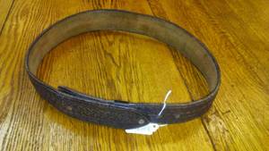 32 in. Leather Belt. Holster Belt