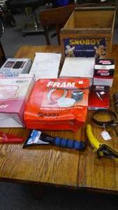 Automotive Supplies and Sno Boy Crate