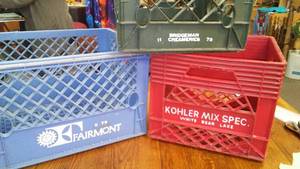 Plastic Storage Crates (3)