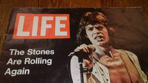 Vintage 1972 Life Mag, Mick Jagger